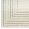 Nourison Home Ivory Hues IVH03 Ivory Grey Contemporary Power-loomed Rug Online Hot Sale