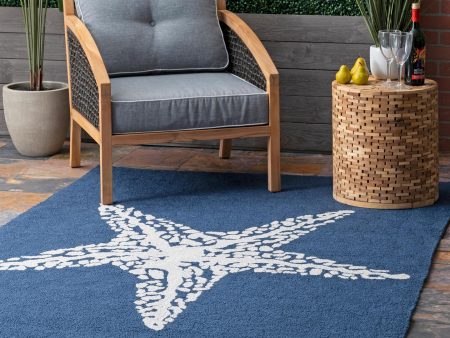 nuLOOM Hand Hooked Marine Indoor  Outdoor Area Rug Online