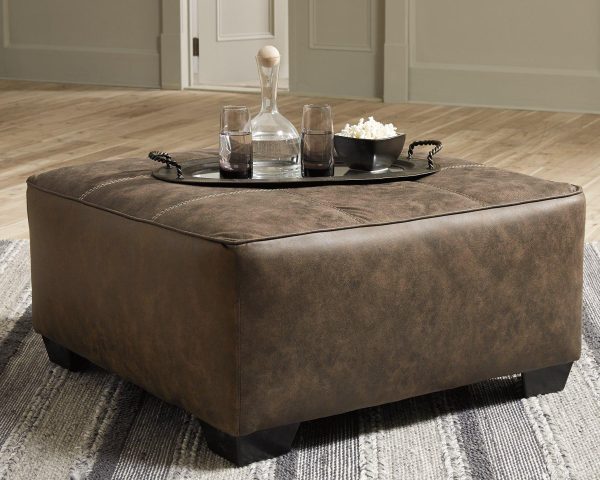 Abalone Oversized Accent Ottoman on Sale