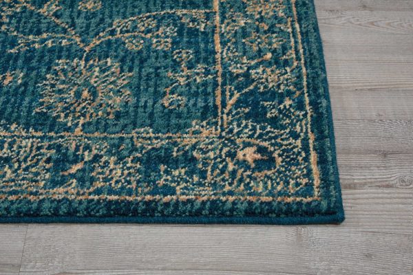 Nourison Home Nourison 2020 NR202 Teal Traditional Loomed Rug Online