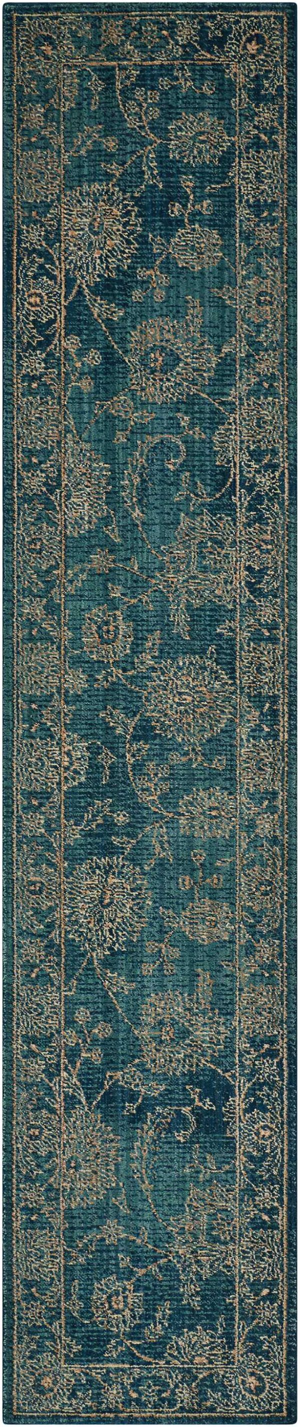 Nourison Home Nourison 2020 NR202 Teal Traditional Loomed Rug Online