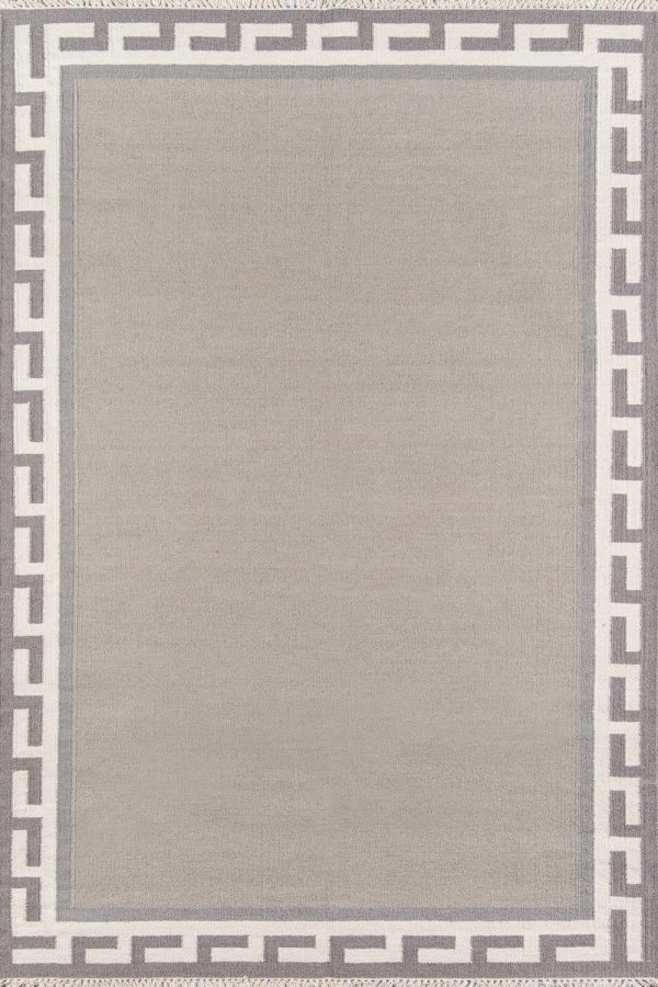 Erin Gates Thompson THO-8 Grey Contemporary Hand Woven Rug Online Hot Sale