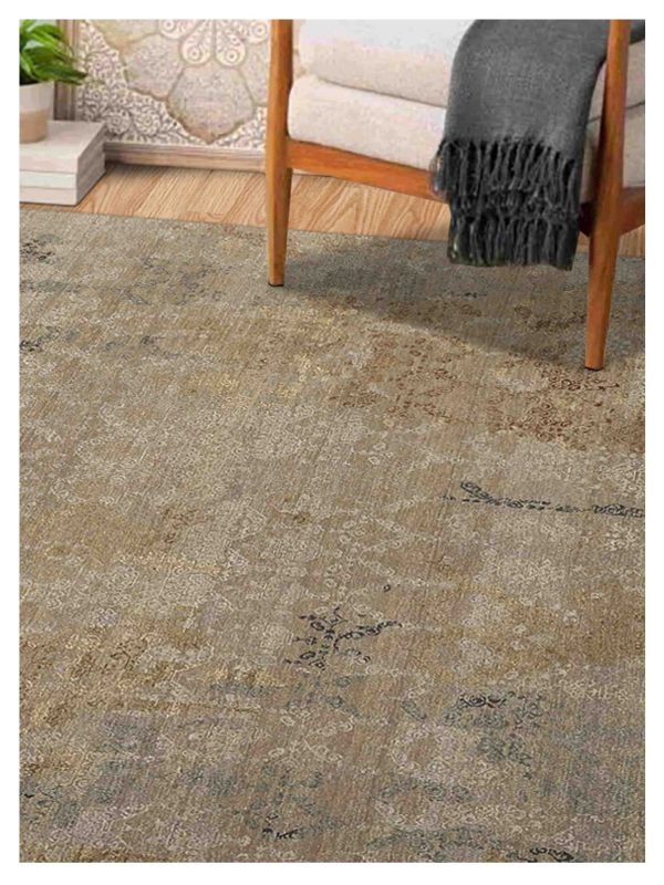 Limited DALBY DA-706 SOFT CAMEL  Transitional Knotted Rug Online