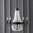 Jonathan Y Nova 5-Light 21.5  Acrylic Beaded LED Chandelier on Sale