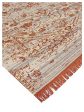 Limited DALBY DA-722 White Ivory Orange  Transitional Knotted Rug Discount