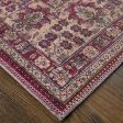 Feizy Rawlins 39HLF Beige Ivory Transitional Vintage Bohemian & Eclectic Machine Woven Rug Online Hot Sale