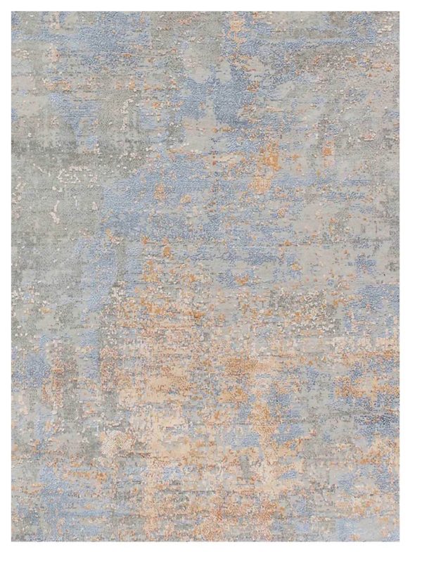 Limited MELBOURNE ME-254 Ivory  Transitional Knotted Rug Discount