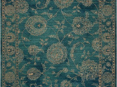 Nourison Home Nourison 2020 NR202 Teal Traditional Loomed Rug Online