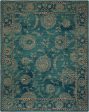 Nourison Home Nourison 2020 NR202 Teal Traditional Loomed Rug Online