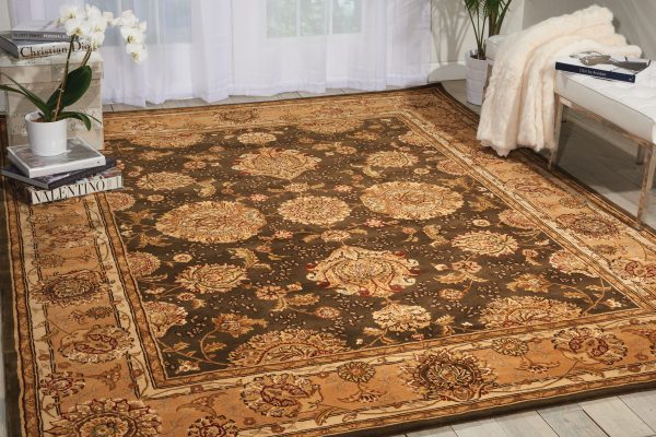 Nourison Home Nourison 2000 2321 Light Brown Traditional Tufted Rug Online Hot Sale