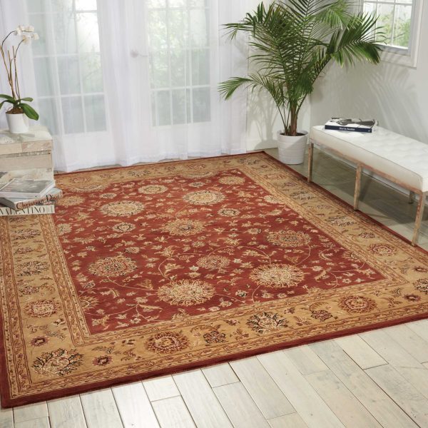 Nourison Home Nourison 2000 2258 Rust Traditional Tufted Rug For Cheap