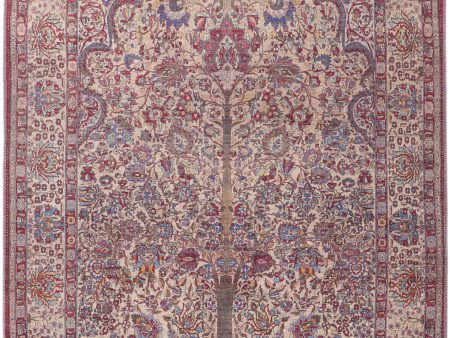 Feizy Rawlins 39HLF Beige Ivory Transitional Vintage Bohemian & Eclectic Machine Woven Rug Online Hot Sale