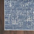 Nourison Home Lillian LIL02 Navy Ivory Contemporary Flat Weave Rug Supply