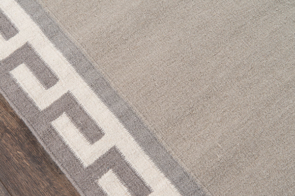 Erin Gates Thompson THO-8 Grey Contemporary Hand Woven Rug Online Hot Sale