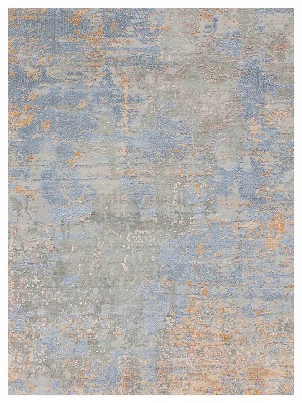 Limited MELBOURNE ME-254 Ivory  Transitional Knotted Rug Discount