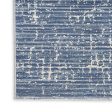 Nourison Home Lillian LIL02 Navy Ivory Contemporary Flat Weave Rug Supply