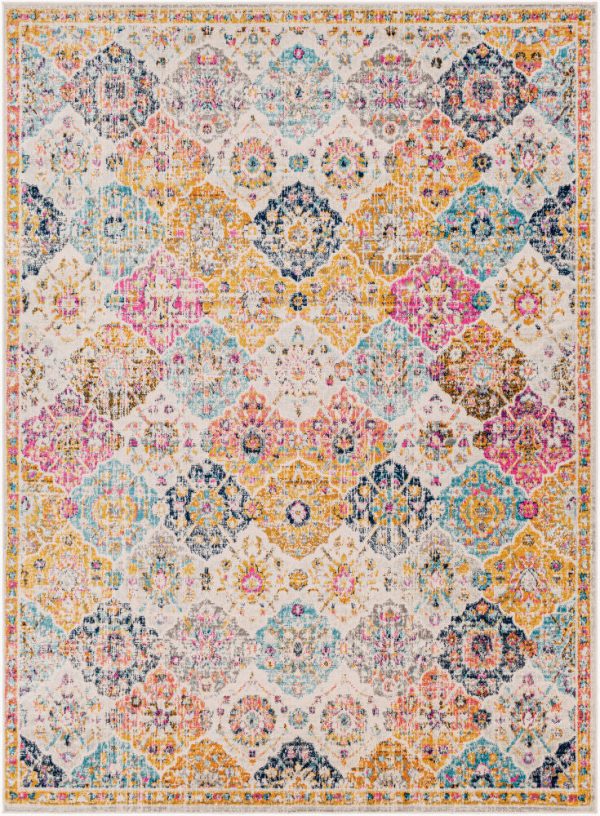 Surya Harput HAP-1018 Mustard Traditional Machine Woven Rug Supply