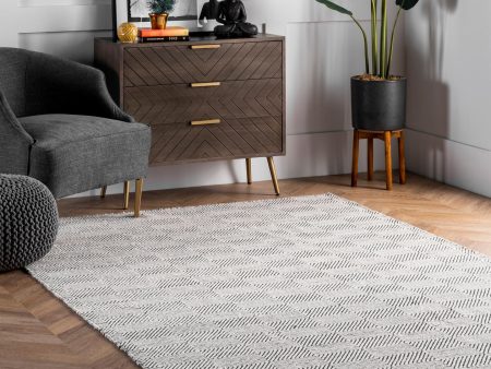 nuLOOM Ago Wool Hand Woven Area Rug For Sale