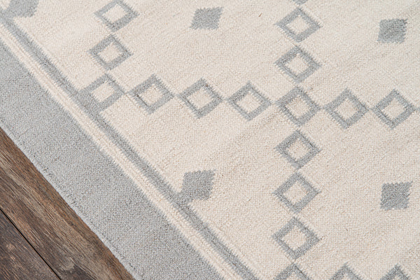 Erin Gates Thompson THO-9 Grey Contemporary Hand Woven Rug Online now