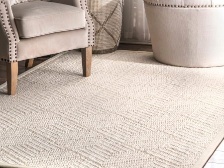 nuLOOM Natural Textured Suzanne Area Rug Cheap