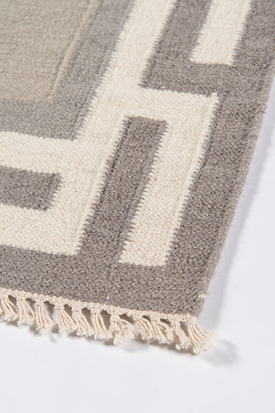 Erin Gates Thompson THO-8 Grey Contemporary Hand Woven Rug Online Hot Sale