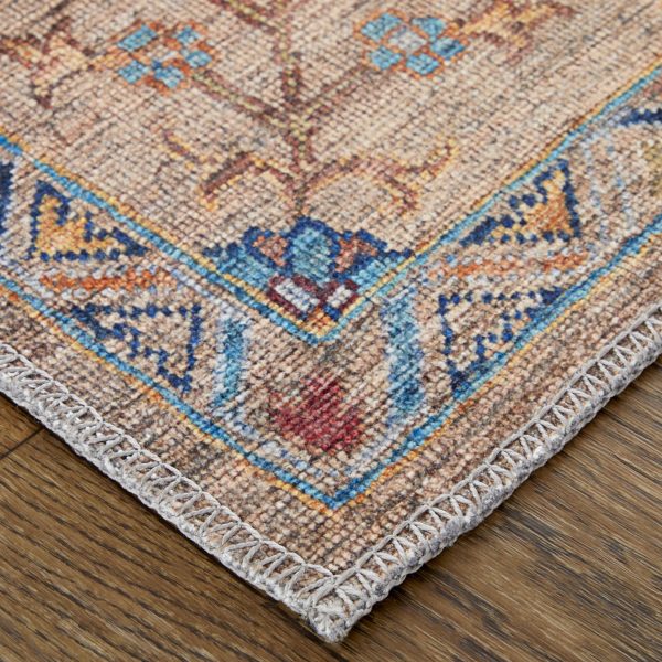 Feizy Rawlins 39HPF Beige Multi Transitional Bohemian & Eclectic Casual Machine Woven Rug Discount