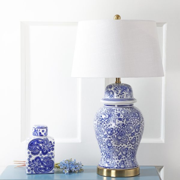 Jonathan Y Ellis 29.5  Ceramic LED Table Lamp Online now