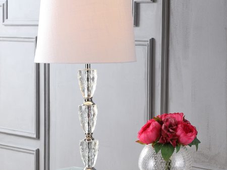 Jonathan Y Ellie 28  Crystal LED Table Lamp Hot on Sale