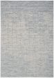 Nourison Home Lillian LIL02 Ivory Blue Contemporary Flat Weave Rug Cheap