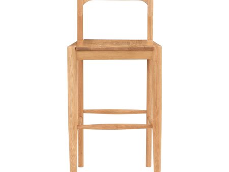 Moes Home Bar Stools Owing Natural  Mid-Century Modern Furniture Discount