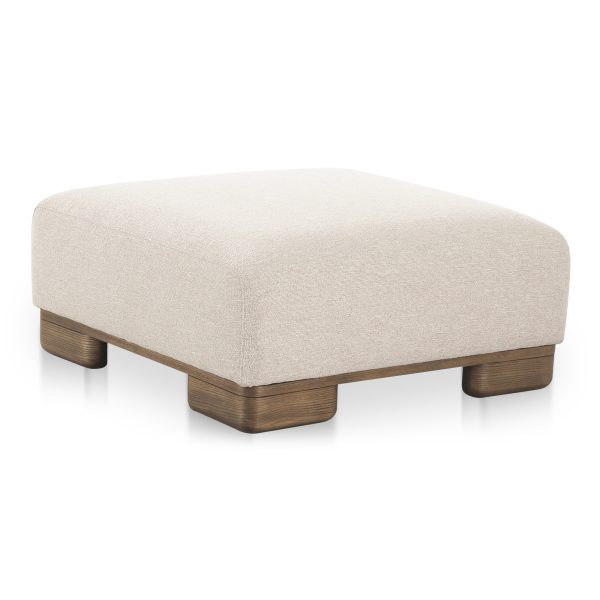 Moes Home Ottomans JUNE Beige  Rustic Furniture Supply