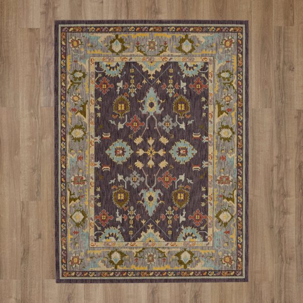 Karastan Pandora 92611 Eggplant  Machine Woven Rug Sale