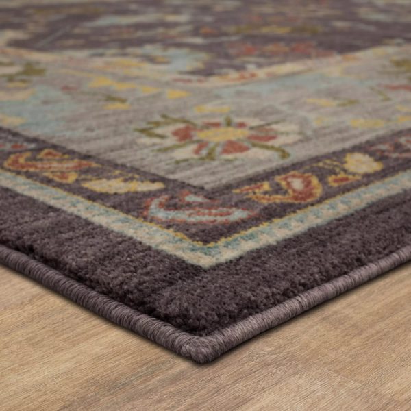 Karastan Pandora 92611 Eggplant  Machine Woven Rug Sale