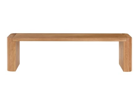 Moes Home Benches Post Natural  Modern Furniture Supply