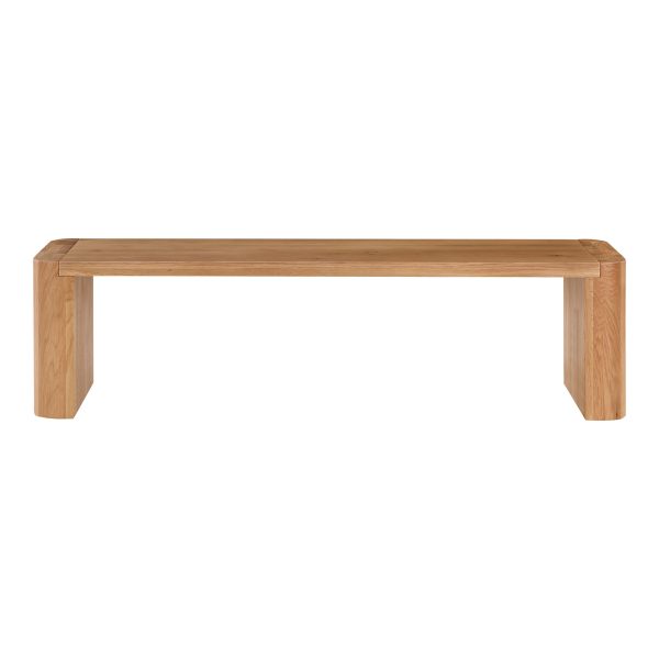 Moes Home Benches Post Natural  Modern Furniture Supply