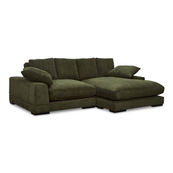 Moes Home Sectionals PLUNGE Green  Contemporary Furniture Online