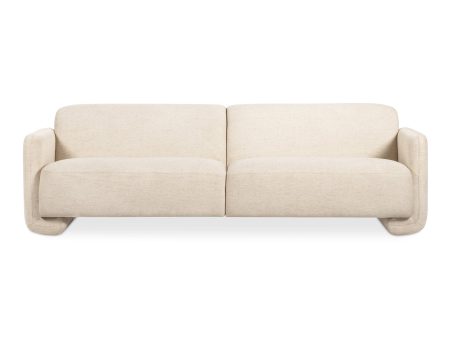 Moes Home Sofas Fallon White  Contemporary Furniture Supply