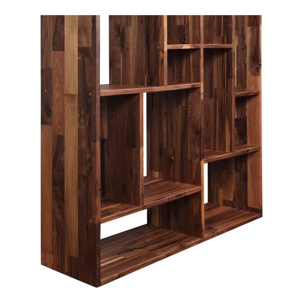 Moes Home Bookshelves Redemption Brown  Modern Furniture Discount