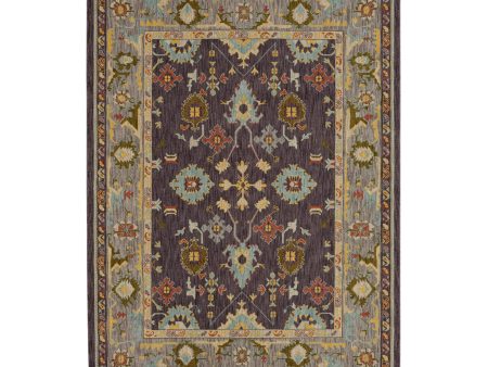 Karastan Pandora 92611 Eggplant  Machine Woven Rug Sale