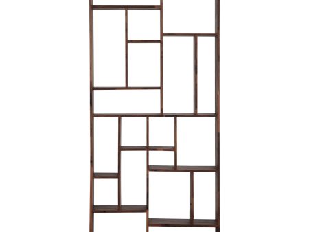 Moes Home Bookshelves Redemption Brown  Modern Furniture Discount