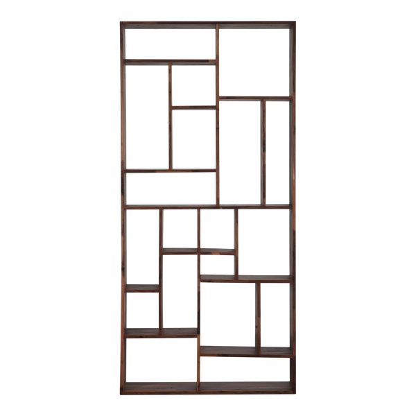 Moes Home Bookshelves Redemption Brown  Modern Furniture Discount