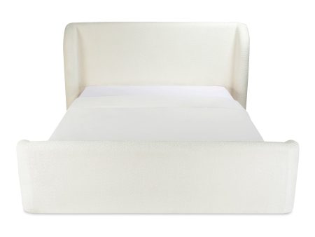 Moes Home Beds Sophia White  Contemporary Furniture Supply