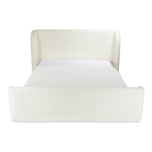 Moes Home Beds Sophia White  Contemporary Furniture Supply