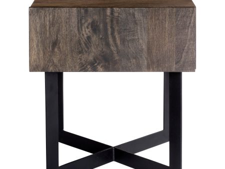 Moes Home Side Table Tiburon Natural  Contemporary Furniture on Sale