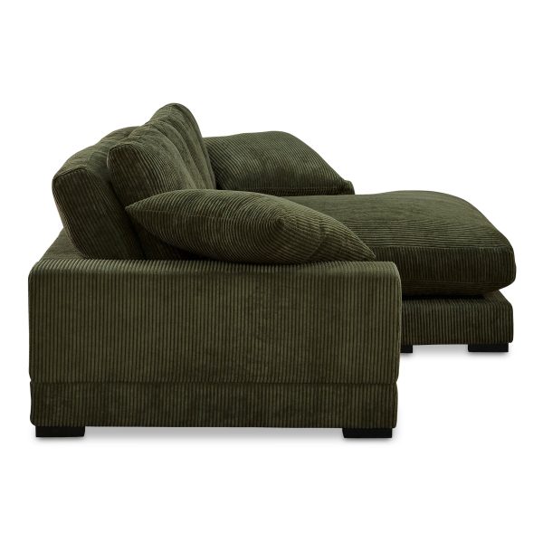 Moes Home Sectionals PLUNGE Green  Contemporary Furniture Online