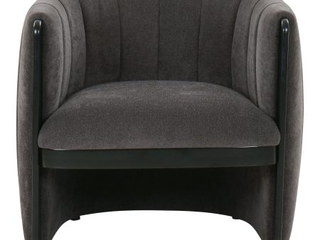 Moes Home Accent Chairs Francis Grey  Contemporary Furniture Supply