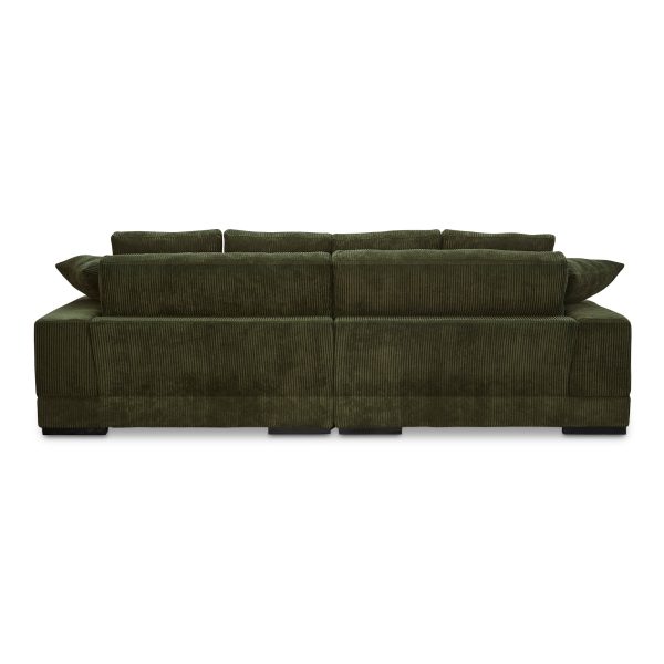 Moes Home Sectionals PLUNGE Green  Contemporary Furniture Online