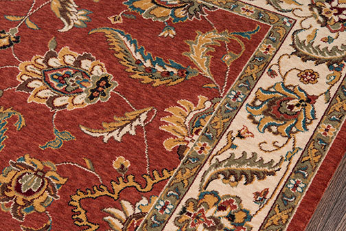 Momeni Persian Garden PG-10 Salmon Traditional Machine Made Rug Online now