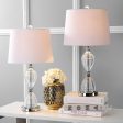 Jonathan Y Aubrey 24  Crystal LED Table Lamp For Sale