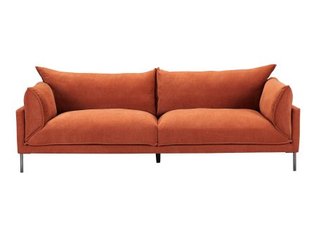 Moes Home Sofas JAMARA Orange  Scandinavian Furniture Sale